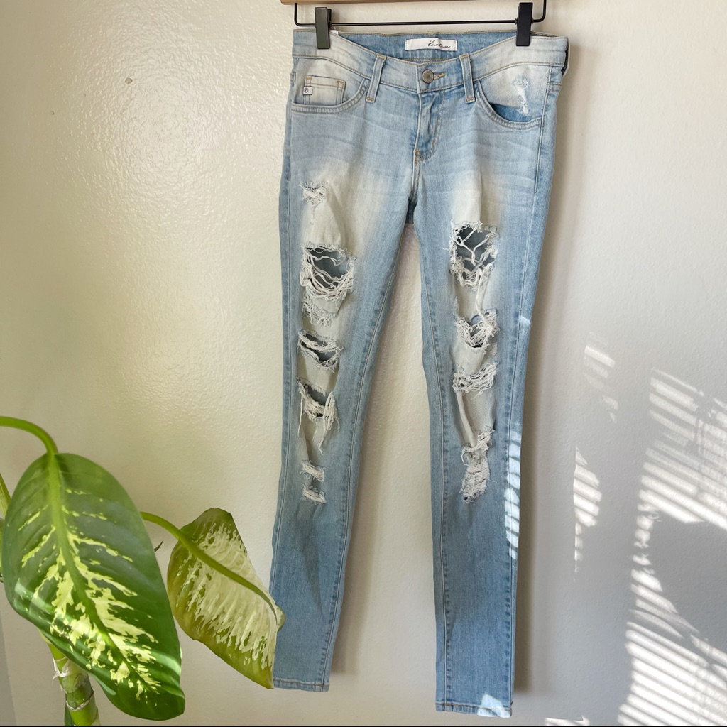 Kancan  Destroyed Skinny Jeans